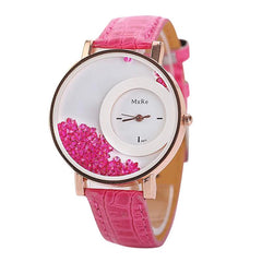 Relogio Feminino De Luxe Marque Quicksand Little Diamonds Women's Watch Montre Femme Acier Inoxydable@ 50