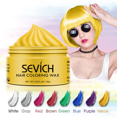 Sevich hair color wax hair dye permanent hair colors cream unisex strong hold grandma grey disposable pastel dynamic hairstyles