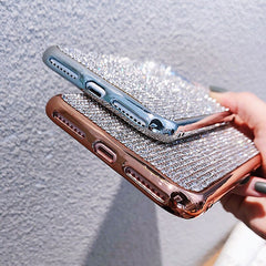 Bling Rhinestone Case For iphone 11 XS Max XR X Case For iphone 6s 6 8 7 plus X 11 Pro Max Cover Fashion Glitter Soft Cases
