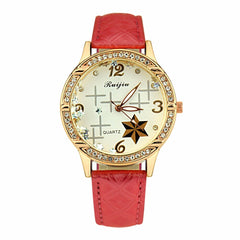 Disc Cute Style Symbol Star Pattern Roman Numerals Ladies Watch Nice Orologio Donna Women's Watches Reloj De Mujer Clock @50
