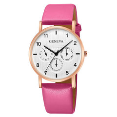 Women's Watches Fashion Geneva Brand Roman Numeral Ins Wind Small Fresh Cute Ladies Clock Can Be Used As A Couple Reloj Mujer@50