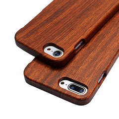 Natural Wood Case For iPhone 7 6 6s Plus 5 5s SE Cover High Quality Durable Real Wooden Rosewood Bamboo Walnut Phone Cases Shell
