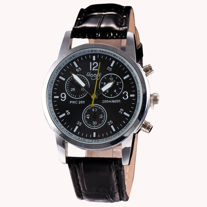 Mens Wrist Watches Luxury Fashion Crocodile Faux Leather Analog Men Wristwatch Clock Relojes Hombre 2019 erkek kol saati