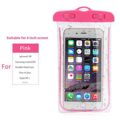 Luminous Waterproof Phone Bags Pouch For iphone 8 7 6 6s Plus 5 s SE Case Universal 6.0" Mobile Phone Waterproof Bag Cover Cases