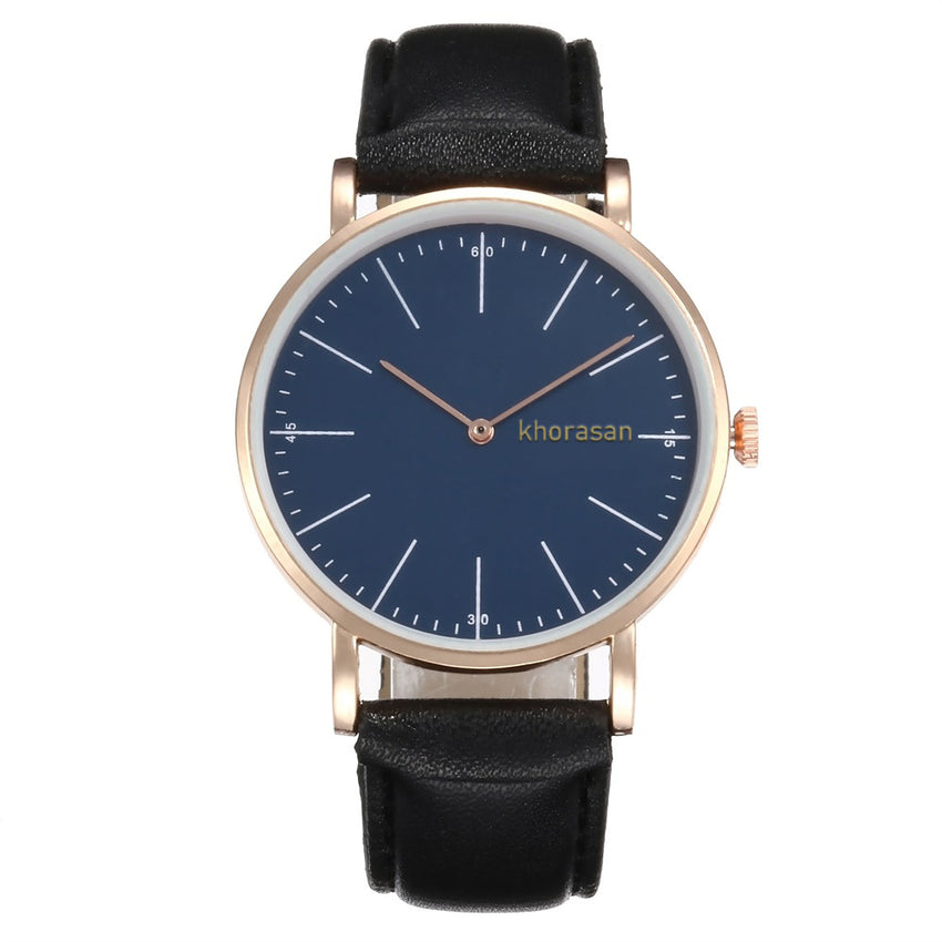 Business Women Watches Bule Dial Ladies Quartz Wristwatch Fashion Leather Strap Simple Clock Work Meeting Zegarki Damskie@50