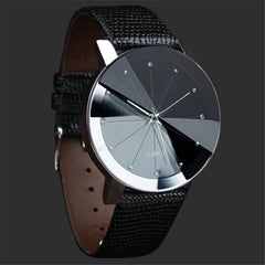 DISU Men Wrist Watch Quartz Sport Military Stainless Steel Dial Leather Band Watch Man watches mens 2019 men wristwatch clock
