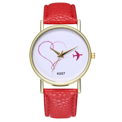 Women Watches Exquistite Simple Luxury Fashion Cute Airplane Pattern Female Watch Reloj De Mujer Kol Saati@50
