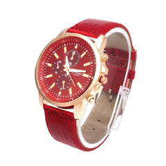 Geneva Men Women Wrist Watch Leather Analog Dial Quartz Sport Watches Mens 2019 erkek kol saati heren horloge zegarek meski