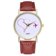 Women Watches Exquistite Simple Luxury Fashion Cute Airplane Pattern Female Watch Reloj De Mujer Kol Saati@50