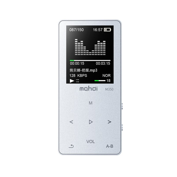MAHDI 8G Metal MP3 Music Player Built-in Speakers Portable Digital Audio Player  with FM Radio Voice Recorder E-book