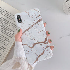 Vintage Marble Case For iphone 7 XS MAX Case Soft TPU Back Cover For iphone 6 6S 7 8 Plus iphone X XR Case Cover Phone Case