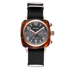 Men Watch Luxury Temperament Square Dial Canvas Watchband Analog Quartz Watch Man Reloj Hombre 2019 Men Wristwatch Clock
