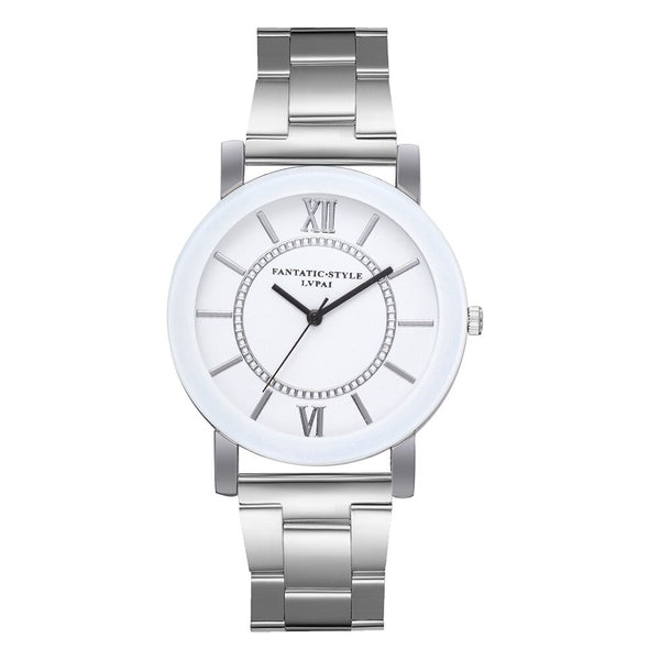Temperament  Women's Watches Scale Dial Disc Ladies Business Quartz Wristwatch  Alloy Strap Clock Fashion  Montre Femme@50