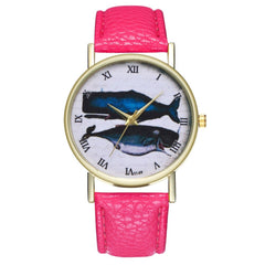 Animal Deep Sea Fish Pattern Women's Watches Casual Watch Simple Stlye Orologio Donna Quartz Wristwatch Clock High Quality @50