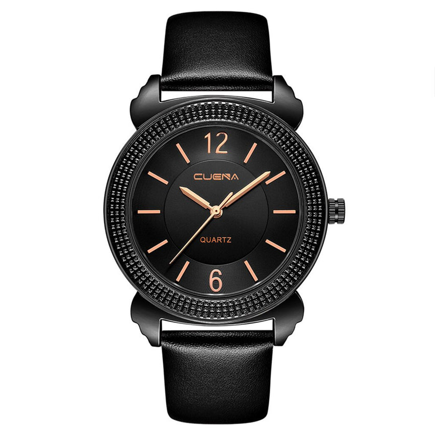 DISU Men Watches Luxury Faux Leather Blue Ray Glass Quartz Analog wristwatch mens unique watch for men relogios masculino