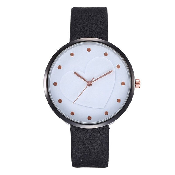 Women's Watches Best Sellers Fashion And Simple Zegarki Damskie Creative Embossed Love Roman Scale Quartz Ladies Watch Clock@50