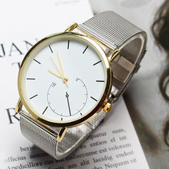 Man Watches 2019 Brand Luxury Simple Business Fashion Steel Strip Quartz Wristwatch Mens relogio masculino saat erkek kol saati