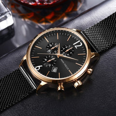 MINI FOCUS Fashion Watch Men Waterproof Men Watches 2019 Luxury Brand Stainless Steel Sport Watches For Men Clock Wristwatches