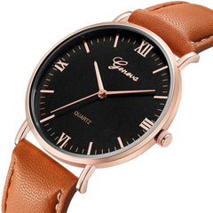 Geneva Women Wrist Watch Classic Luxury Stainless Steel Analog Quartz Analog Ladies Watches Fashion Watch 2019 Womens watches
