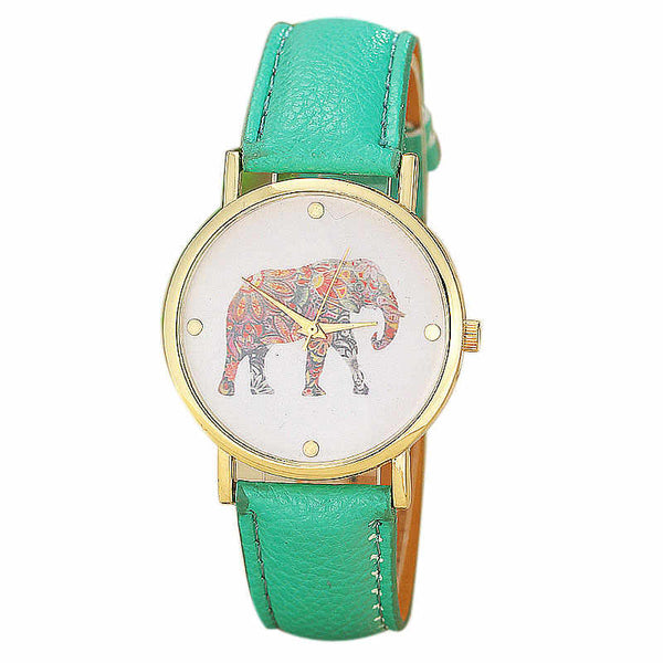Women's Watches Best Sellers  Fashion Elephant Pattern Print  Women's Quartz Watch Montre Femme Acier Inoxydable Kol Saati@50