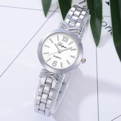 Classic Style Women Watches Rose Gold Digital Dial Ladies Quartz Wristwatch High Quality Alloy Strap Clock Dress Montre Femme@50