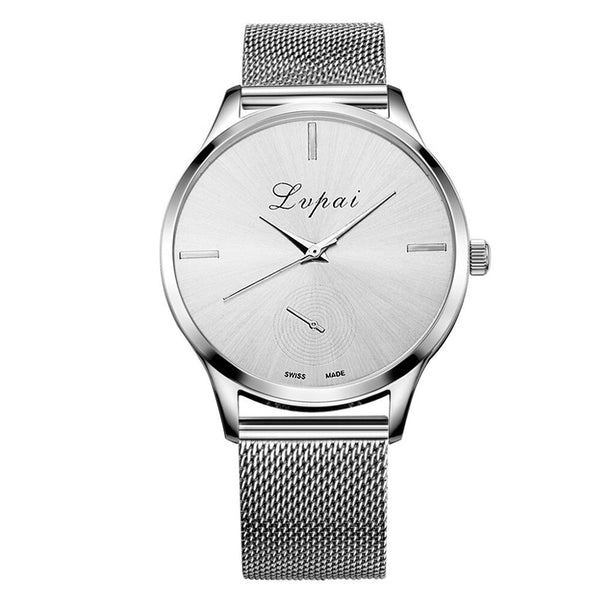 Simple Women's Watches Thin Scale Silver Dial Ladies Quartz Wristwatch Alloy Strap Clock Business Relogio Feminino@50