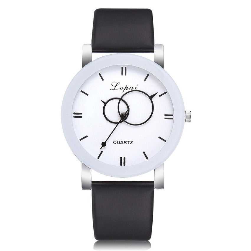 Top Brand Women Watches Casual Dial Ladies Business Quartz Wristwatch Temperament  Leather Strap Clock Dress Reloj Mujer @50