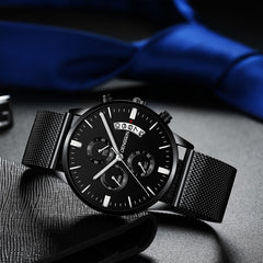 Man Watches Luxury Quartz Stainless Steel Dial Casual Bracelet Watch Man Watches Mens 2019 Men Wristwatch Clock
