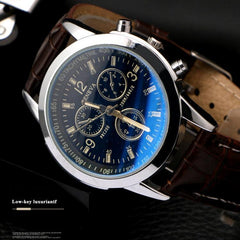 Men's Quartz Watch Casual Relogio Masculino Classic Saati Leather Watches Elegant Sports Out Door Wristwatch Male Relojes