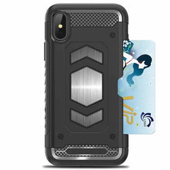 Phone Case For Iphone X XS Max XR 6 6S 7 8 Plus Hybrid Armor Car Magnetic Suction Bracket Cases Rugged Soft Card Slot Cover