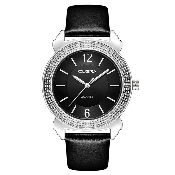 DISU Men Watches Luxury Faux Leather Blue Ray Glass Quartz Analog wristwatch mens unique watch for men relogios masculino