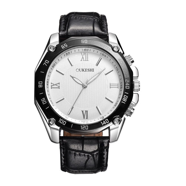 Men Wrist Watches Luxury Stainless Steel Quartz Military Sport Leather Band Dial Watch Man Reloj Hombre 2019 erkek kol saati
