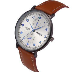 DISU Men Watches Stylish And Simple Temperament Belt unique watch for men relogios masculino