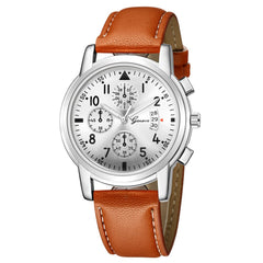 DISU Men Wrist Watch New Fashion Luxury Leather Band Analog Quartz Diamond watch man wrist watches day date mens watches
