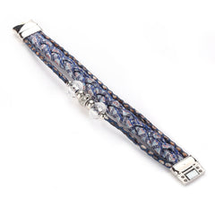 Hot Selling Leather Bracelet Woman High Quality Beading Handmade Rope Wrap Fashion Bracelets Bangles Gift  Brazalete Mujer@50