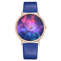 Unique Women's Watches Cosmic Vortex Dial Fashion Ladies Quartz Wristwatch Leather Strap Featured Clock Top Lvpai Bayan Saat@50