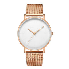 Hot Sale Women Watch Large Dial Thin Scale Clock  Business Leather Strap Quartz  Ladies  Wristwatch Simple Zegareki Damsk@50