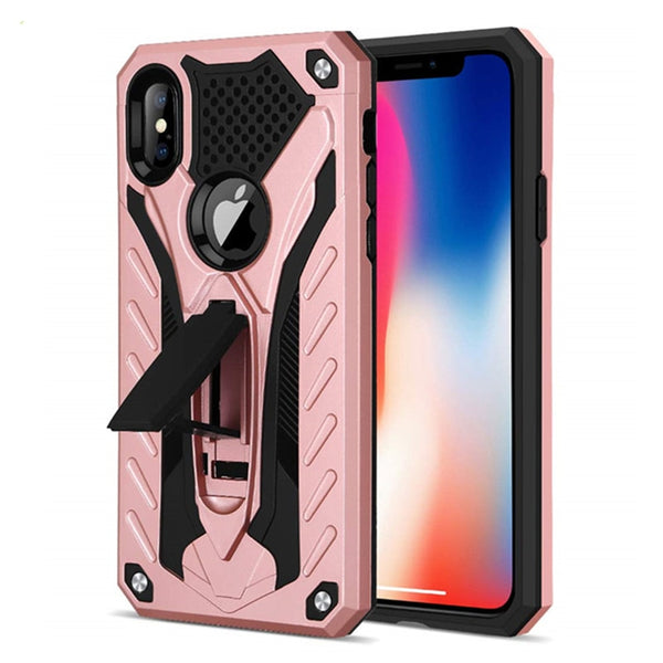 Shockproof Case For iPhone 6 6s 7 8 Plus Kickstand Military Grade Silicone Case For iPhone X XS XR Max Phone Case Cover