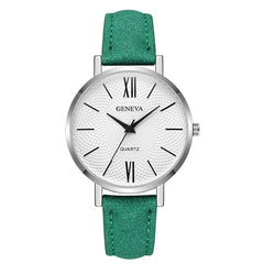 Women's Watches Fashion Geneva Brand Roman Numeral  Reloj De Mujer Worth Buying Horloge Dames Minimalism Clock Orologio Donna@50