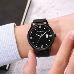 Men Watch Luxury Quartz Stainless Steel Dial Casual Bracelet Watch Mens Watches Mens 2019 Men Wristwatch Clock relogio masculino
