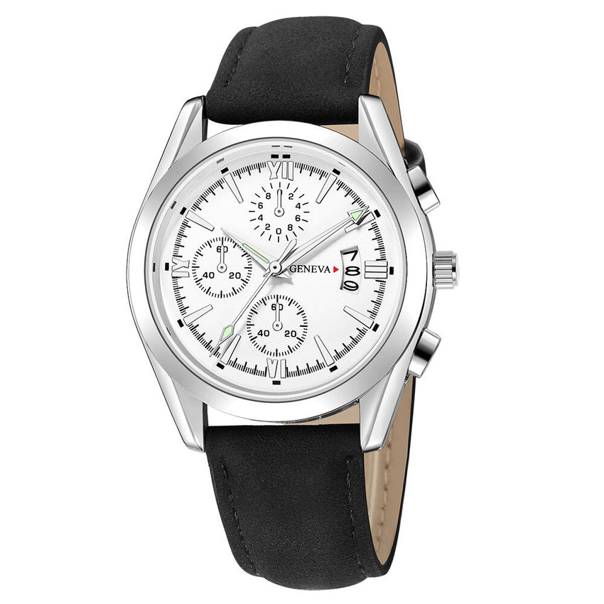Man Women Watch Luxury Quartz Sport Military Stainless Steel Dial Leather Watch Mens new arrival in men wrist watches relogio