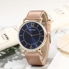 Featured Women Watches Blue Dial  Wrist Watch Sport Ladies Watch Clock Fashion Leather Strap Casual  Style Relogio Feminino@50