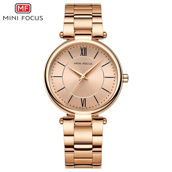 MINIFOCUS Fashion Women Watches Top Brand Luxury Designer Waterproof Lady Watch For Woman Quartz Watch Women Female Wristwatch