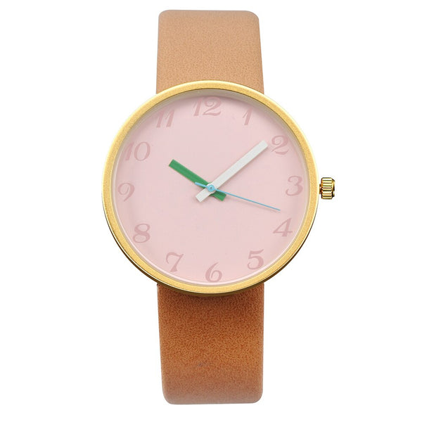 Fashion Casual Men's Watch Quartz Wristwatches Women Watch Leather Watch Lovers Unisex Clock Pointer watch Relogio reloj touch
