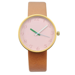 Fashion Casual Men's Watch Quartz Wristwatches Women Watch Leather Watch Lovers Unisex Clock Pointer watch Relogio reloj touch