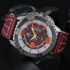 Men Watches Luxury Business Large Dial Fashion Leather Belt Quartz Watch Man relojes hombre 2019 horloges mannen orologio uomo