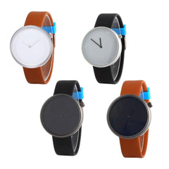 Men's Watch Bright Color Belt No digital No Second Quartz Business Casual Gift Wristwatch Mens Montre Homme 2019 zegarek meski