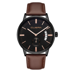 Men's Wrist Watch Military Leather Date Quartz Analog Army Quartz Business wristwatch mens  watches mens 2019 clock men