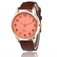 Men's Wrist Watches Leather Band Analog Quartz Round Business Couple Watch Man Montre Homme 2019 relogios masculinos