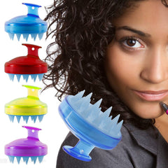 1Pcs Multipurpose Silicone Head Body Shampoo Scalp Massage Brush Bath Spa Slimming Comb Hair Washing Comb Shower Brush Wholesale